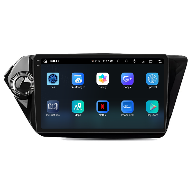 Navigatie Kia RIO K2 (2012-2017), Ecran 9 inch, Carplay / Android Auto, Youtube, Waze
