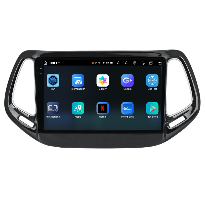 Navigatie Jepp Compass (2016-2021), Ecran 10 inch, Carplay / Android auto, Youtube, Waze