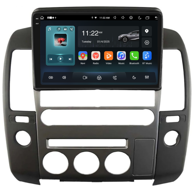 Navigatie Nissan Navara (2004-2014), Ecran 9 inch, Carplay / Android auto, Youtube, Waze