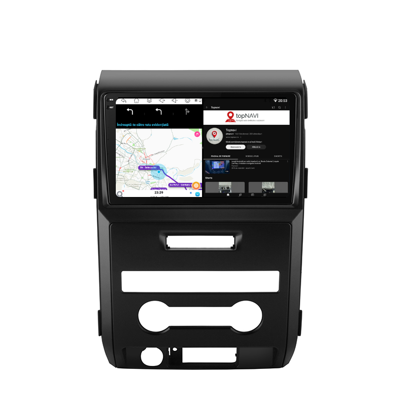 Navigatie Ford Raptor (2008-2014), Ecran 9 inch, Carplay / Android auto, Youtube, Waze