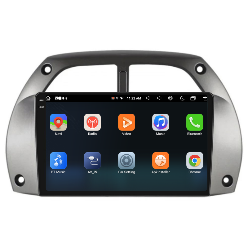 Navigatie Toyota RAV4 (2000-2005), Ecran 9 inch, Carplay / Android auto, Youtube, Waze