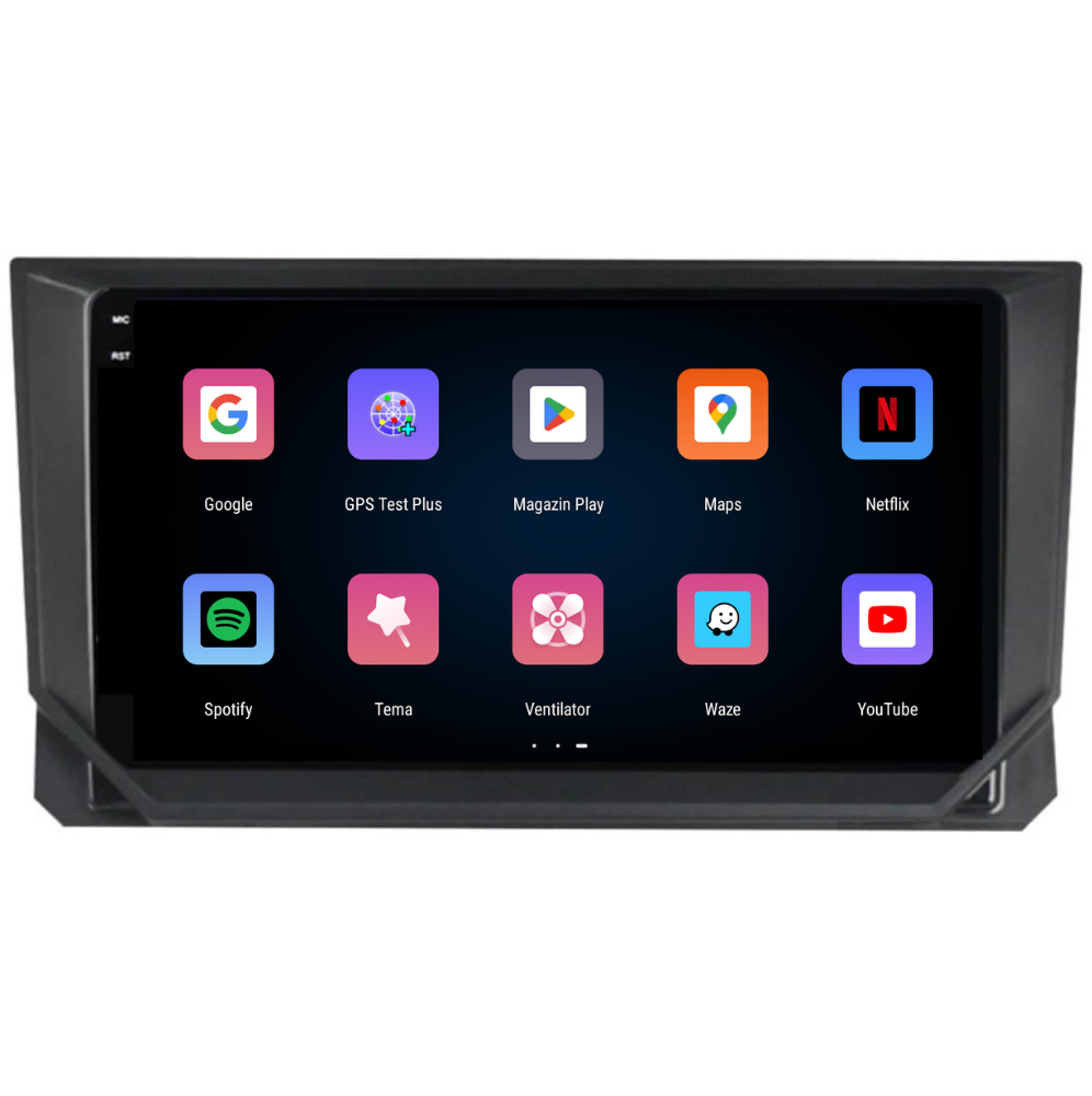 Navigatie Seat Ibiza 5 (2017-2022), Ecran 9 inch, Carplay / Android auto, Youtube, Waze