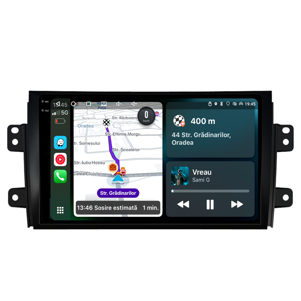 Navigatie Suzuki Sx4 (2006-2014), Android, Ecran 9", Carplay / Android auto