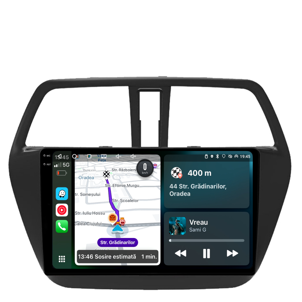 Navigatie Suzuki Sx4 Cross (2012-2017), Android, Ecran 9", Carplay / Android auto