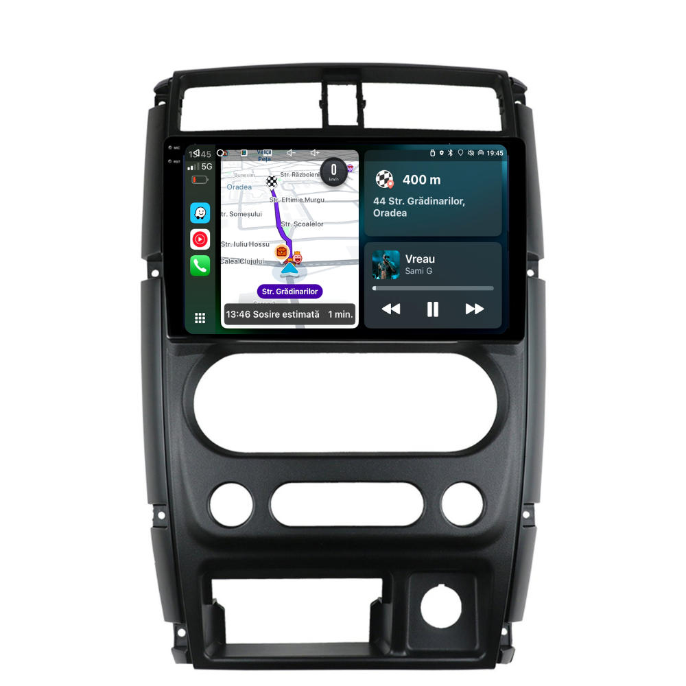 Navigatie Suzuki Jimny 3 (2005-2019), Android, Ecran 9", Carplay / Android auto