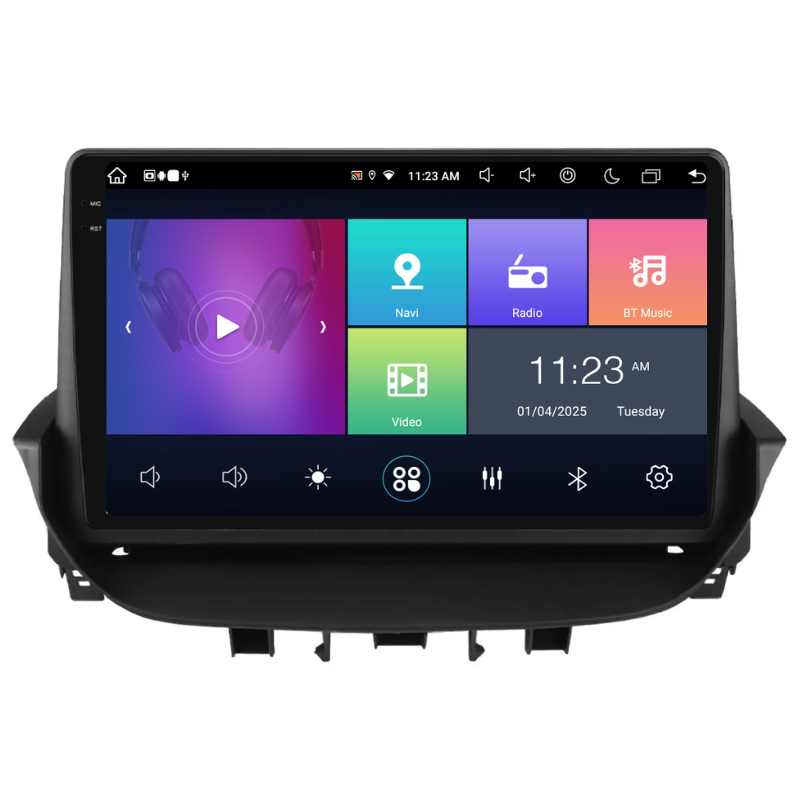 Navigatie Renault Laguna (2001-2007), Ecran 9 inch, Carplay / Android auto, Youtube, Waze