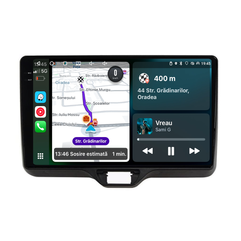 Navigatie Toyota Yaris (2018-2025), Ecran 10 inch, Carplay / Android auto, Youtube, Waze