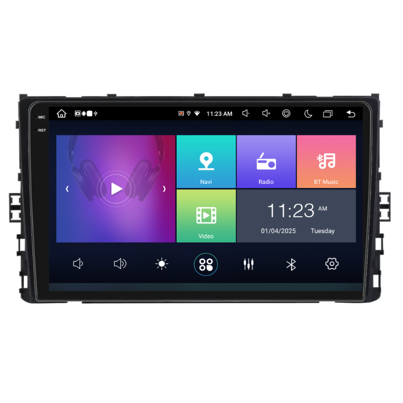 Navigatie Volkswagen T-Cross (2017+), Ecran 9 inch, Carplay / Android auto, Youtube, Waze