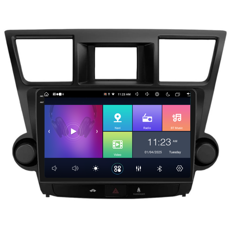 Navigatie Toyota Highlander (2008-2014), Ecran 10 inch, Carplay / Android auto, Youtube, Waze