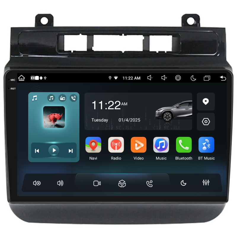 Navigatie Volkswagen Touareg 7p (2010-2018), Ecran 9 inch, Carplay / Android auto, Youtube, Waze