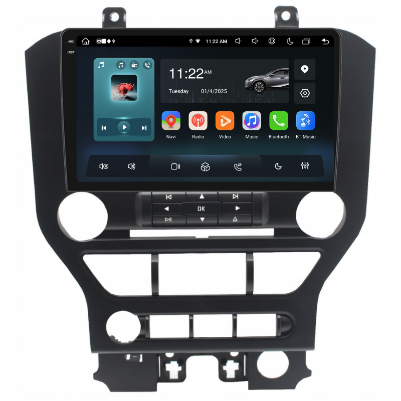 Navigatie Ford Mustang (2015-2020), Ecran 9 inch, Carplay / Android auto, Youtube, Waze