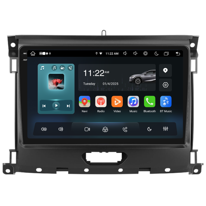Navigatie Ford Ranger (2015-2022), Ecran 9 inch, Carplay / Android auto, Youtube, Waze
