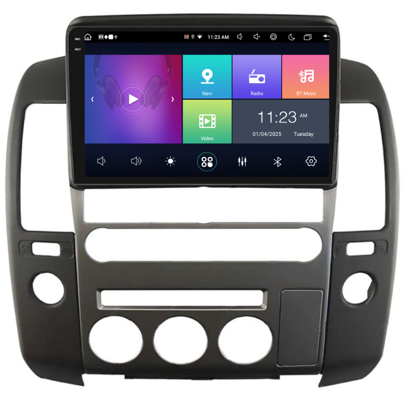 Navigatie Nissan Navara (2004-2014), Ecran 9 inch, Carplay / Android auto, Youtube, Waze