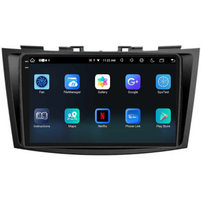 Navigatie Suzuki Swift (2010-2017), Ecran 9 inch, Carplay / Android auto, Youtube, Waze