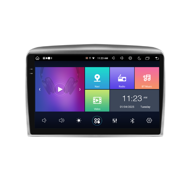 Navigatie Lancia Ypsilon (2006-2012), Ecran 9 inch, Carplay / Android auto, Youtube, Waze