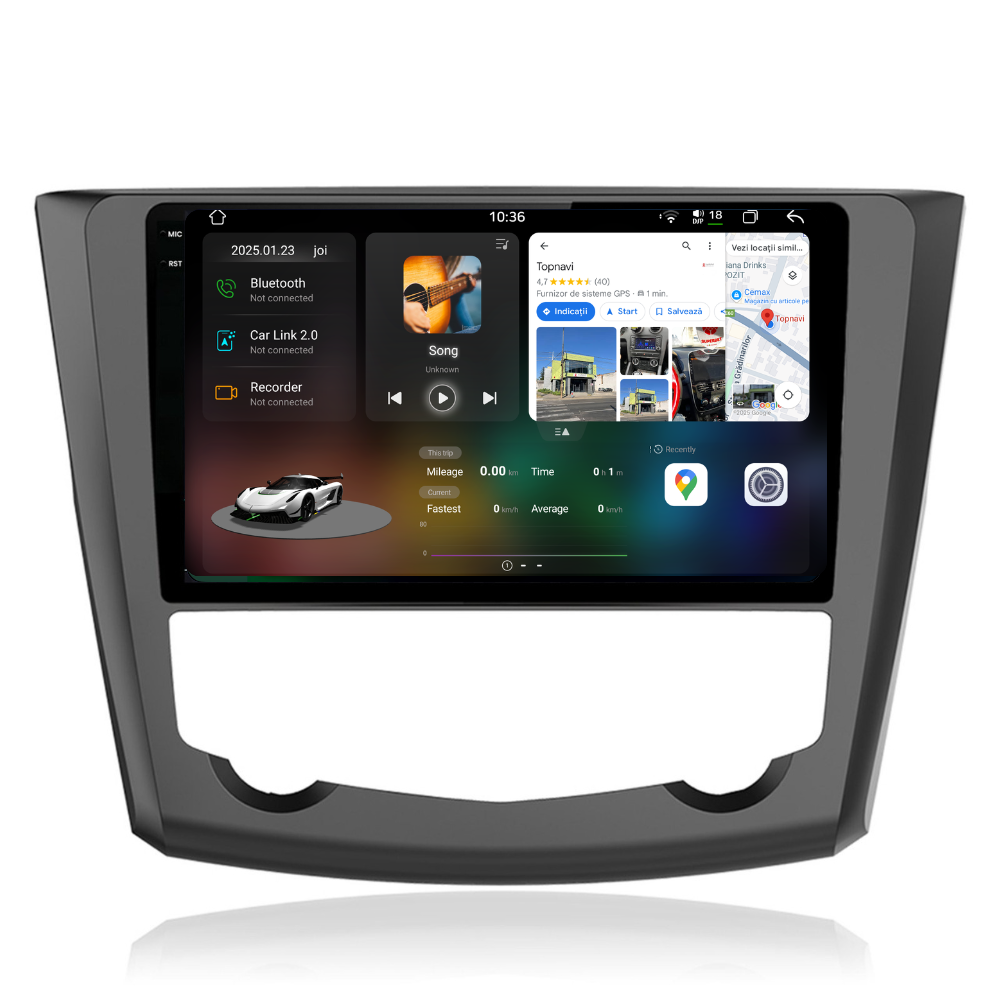 Navigatie Renault Kadjar (2015-2019), Ecran 9", Carplay / Android Auto