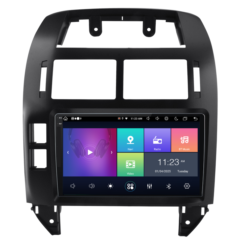 Navigatie Volkswagen Polo (1999-2009), Ecran 9 inch, Carplay / Android auto, Youtube, Waze