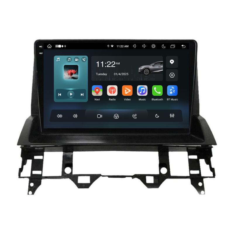Navigatie Mazda 6 (2002-2008), Ecran 9 inch, Carplay / Android auto, Youtube, Waze