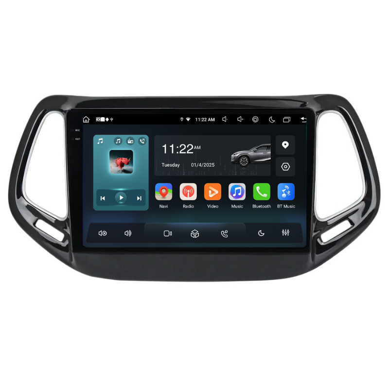 Navigatie Jepp Compass (2016-2021), Ecran 10 inch, Carplay / Android auto, Youtube, Waze