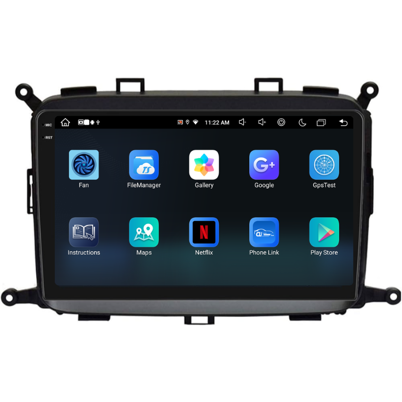 Navigatie Kia Carens (2012-2018), Ecran 9 inch, Carplay / Android Auto, Youtube, Waze