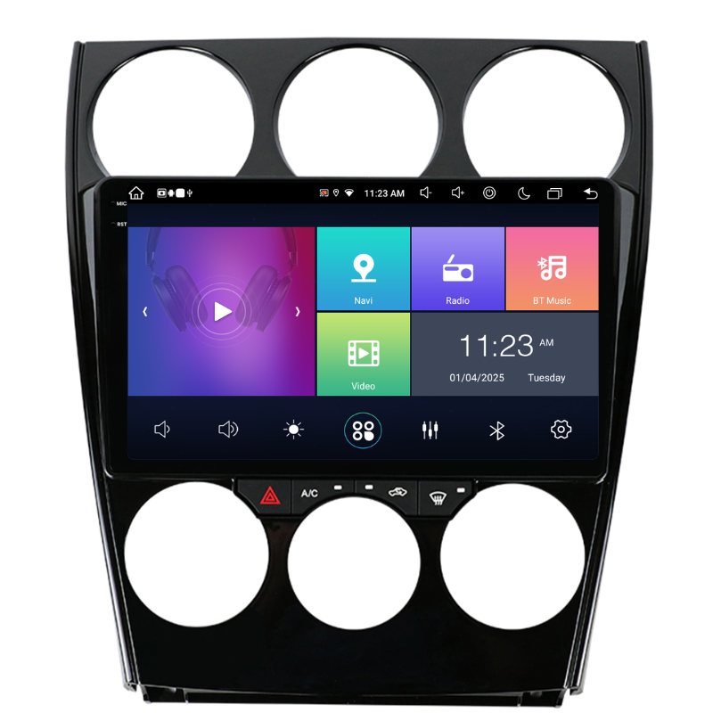 Navigatie Mazda 6 (2002-2008), Ecran 9 inch, Carplay / Android auto, Youtube, Waze