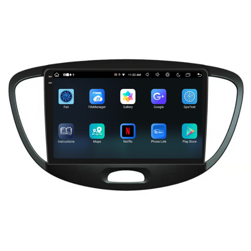 Navigatie Hyundai i10 (2007-2013), Ecran 9 inch, Carplay / Android auto, Youtube, Waze