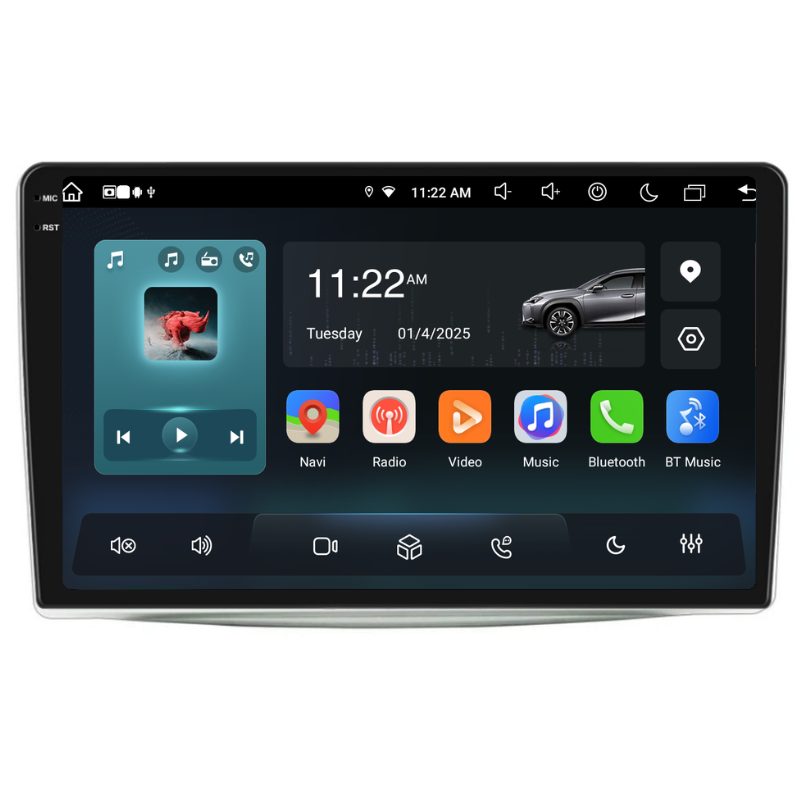 Navigatie Alfa Romeo Mito (2008-2018), Ecran 9 inch, Carplay / Android auto, Youtube, Waze