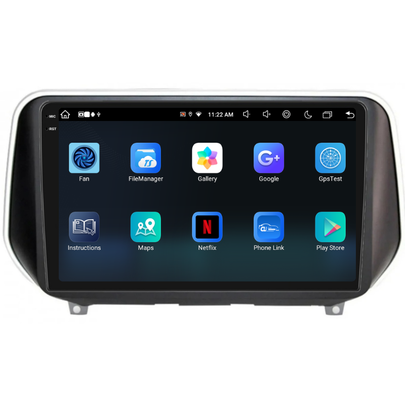 Navigatie Hyundai Santa Fe (2018+), Ecran 10 inch, Carplay / Android auto, Youtube, Waze