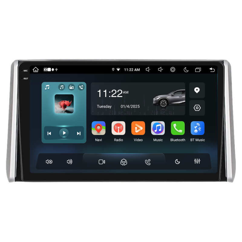 Navigatie Toyota RAV4 (2018+), Ecran 10 inch, Carplay / Android auto, Youtube, Waze