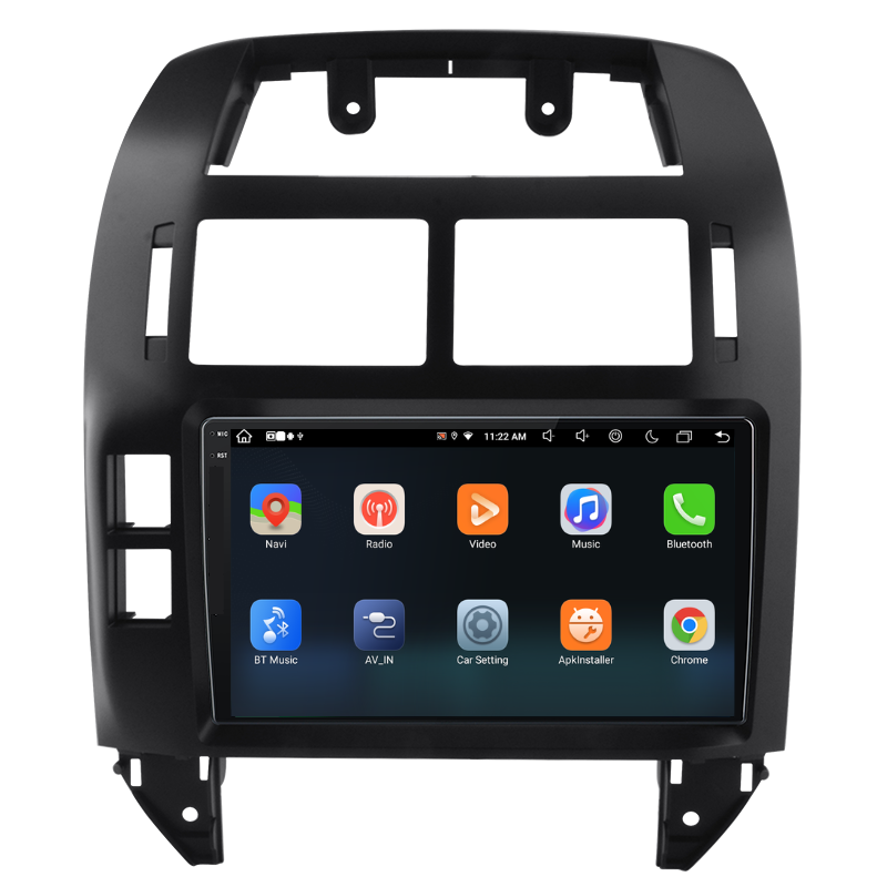 Navigatie Volkswagen Polo (1999-2009), Ecran 9 inch, Carplay / Android auto, Youtube, Waze