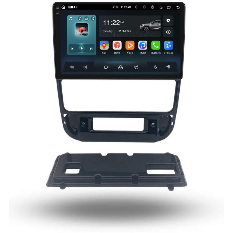 Navigatie Peugeot 406 (1999-2004), Ecran 9 inch, Carplay / Android auto, Youtube, Waze