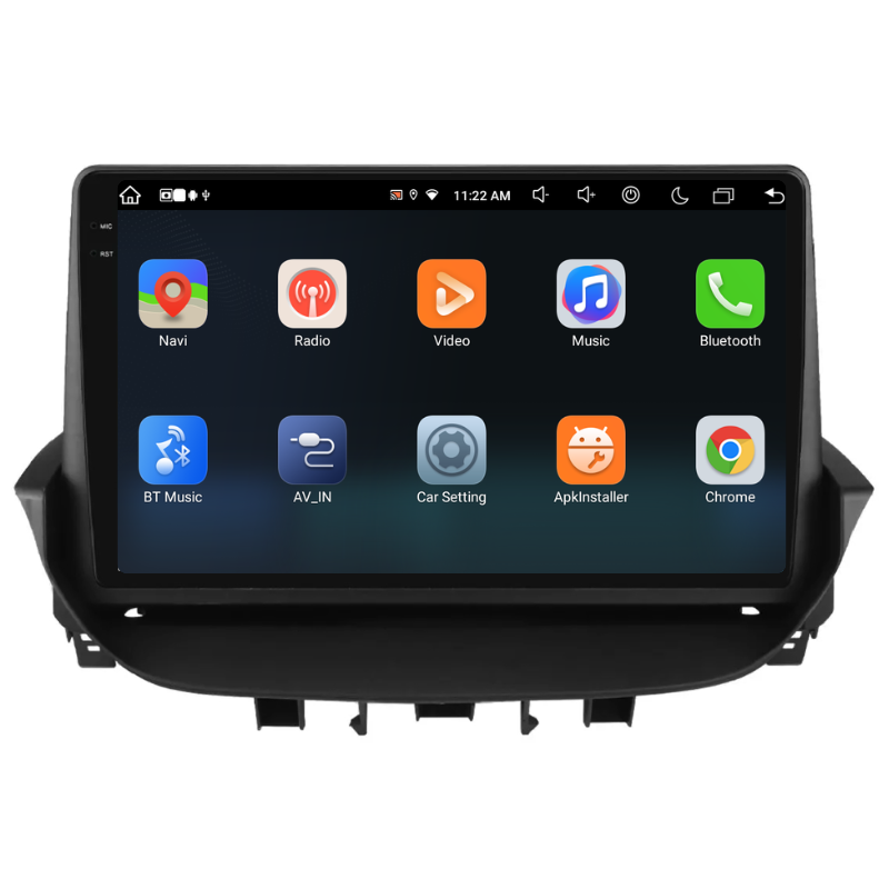 Navigatie Renault Laguna (2001-2007), Ecran 9 inch, Carplay / Android auto, Youtube, Waze