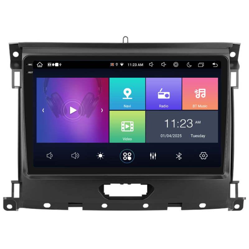 Navigatie Ford Ranger (2015-2022), Ecran 9 inch, Carplay / Android auto, Youtube, Waze