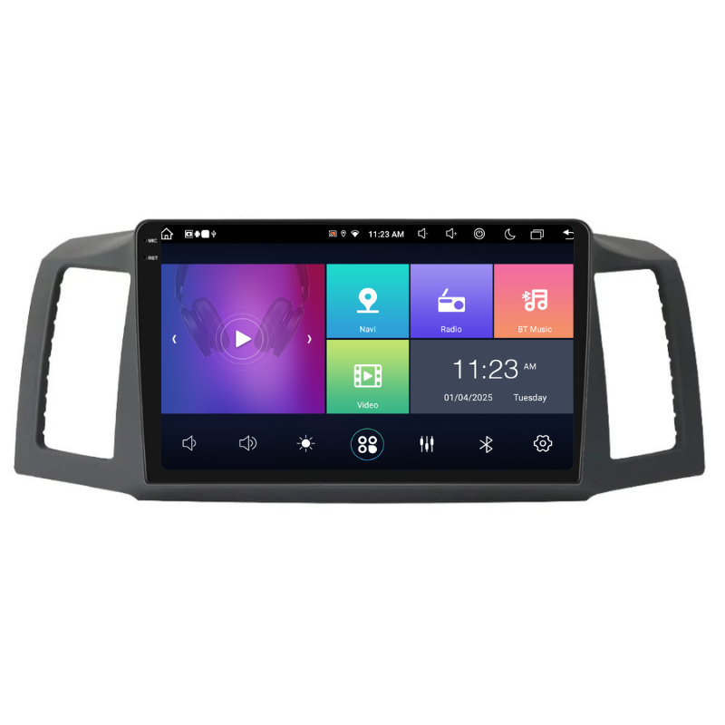 Navigatie Jeep Grand Cherokee (2004-2007), Ecran 10 inch, Carplay / Android auto, Youtube, Waze