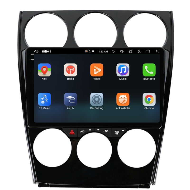 Navigatie Mazda 6 (2002-2008), Ecran 9 inch, Carplay / Android auto, Youtube, Waze
