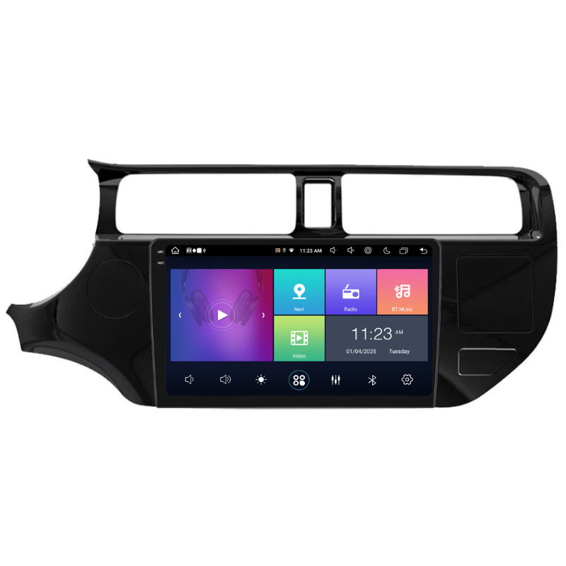 Navigatie Kia RIO K3 (2012-2015), Ecran 9 inch, Carplay / Android Auto, Youtube, Waze