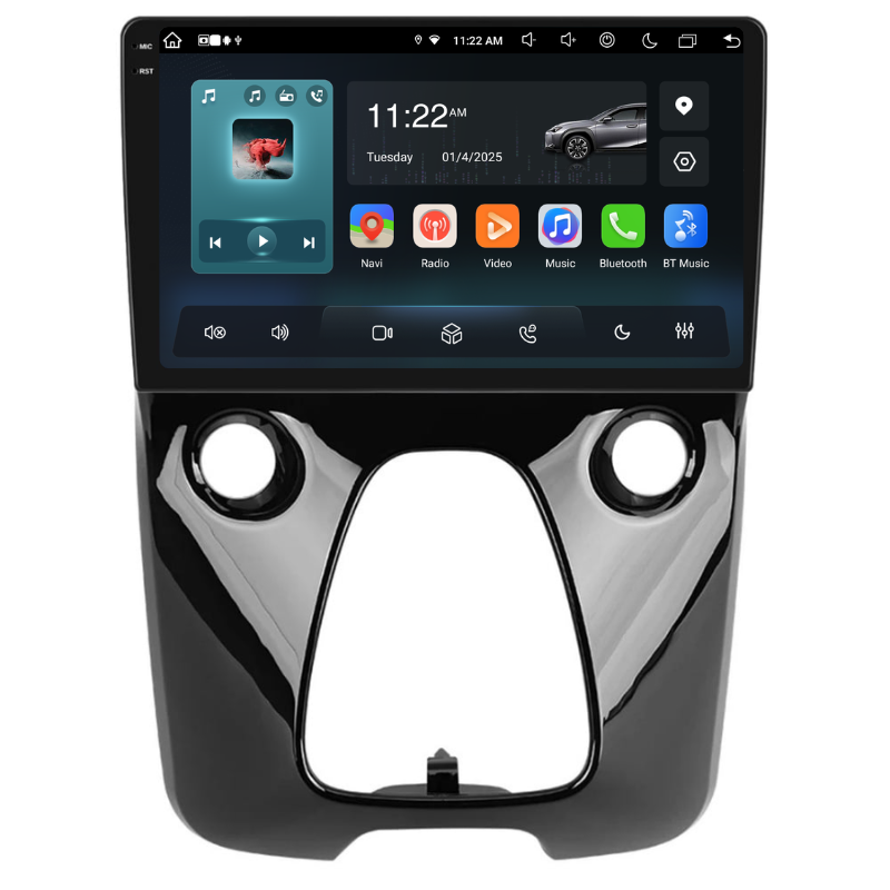 Navigatie Citroen C1 (2014-2022), Ecran 10 inch, Carplay / Android auto, Youtube, Waze