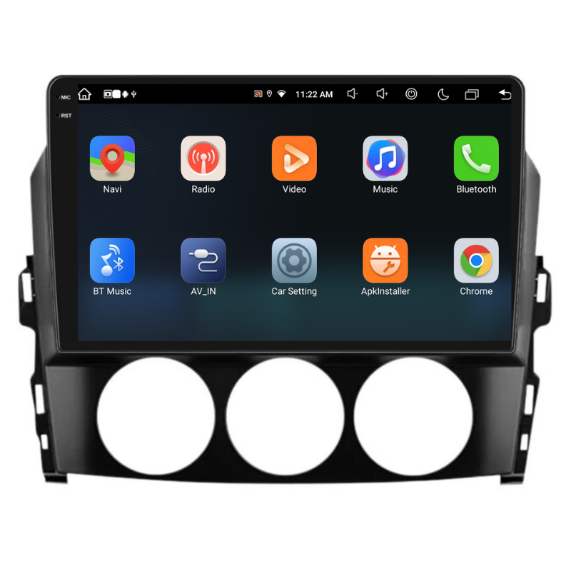 Navigatie Mazda MX-5 (2005-2015), Ecran 9 inch, Carplay / Android auto, Youtube, Waze