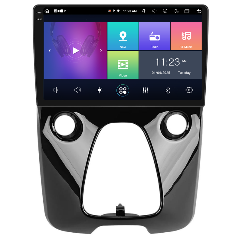Navigatie Citroen C1 (2014-2022), Ecran 10 inch, Carplay / Android auto, Youtube, Waze