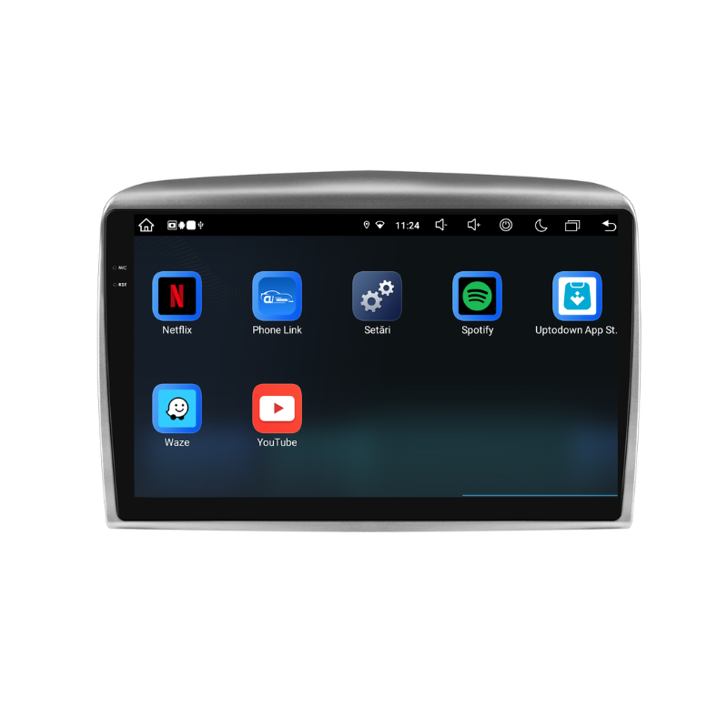 Navigatie Lancia Ypsilon (2006-2012), Ecran 9 inch, Carplay / Android auto, Youtube, Waze