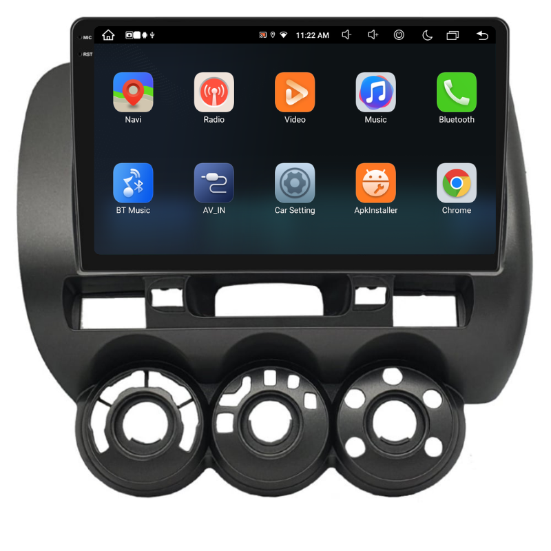 Navigatie Honda Jazz / Fizz (2002-2008), Ecran 9 inch, Carplay / Android auto, Youtube, Waze