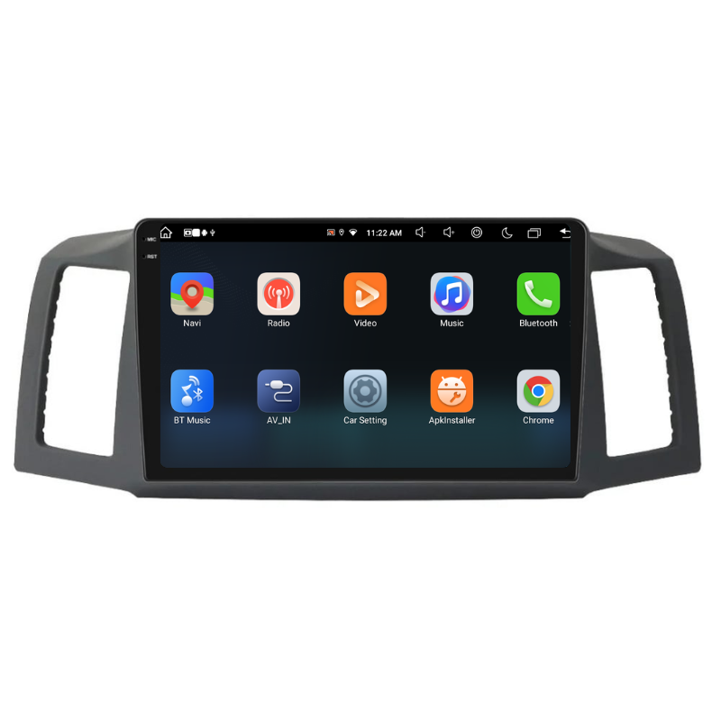 Navigatie Jeep Grand Cherokee (2004-2007), Ecran 10 inch, Carplay / Android auto, Youtube, Waze