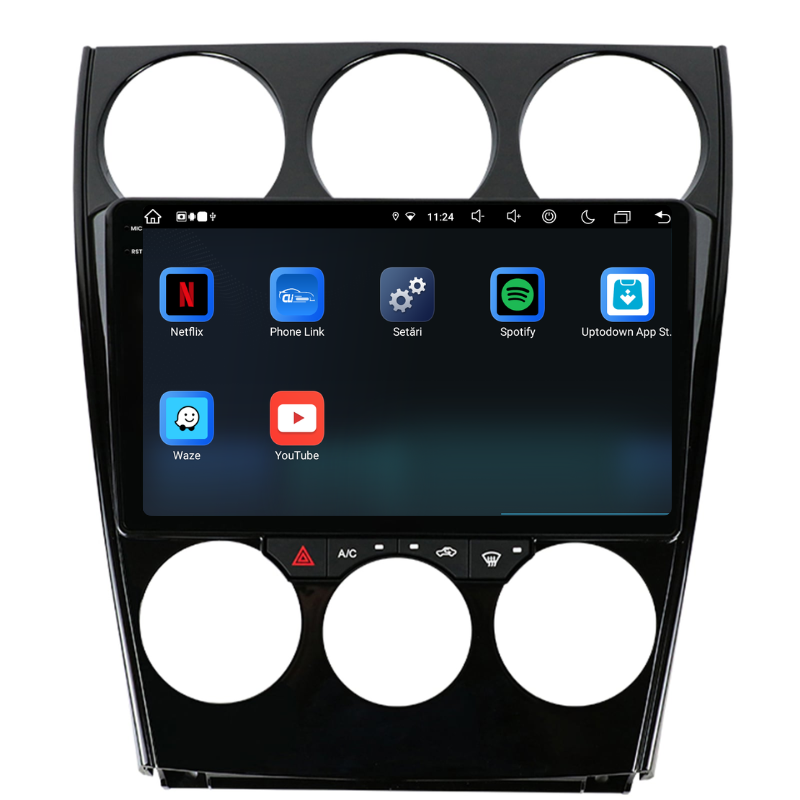 Navigatie Mazda 6 (2002-2008), Ecran 9 inch, Carplay / Android auto, Youtube, Waze