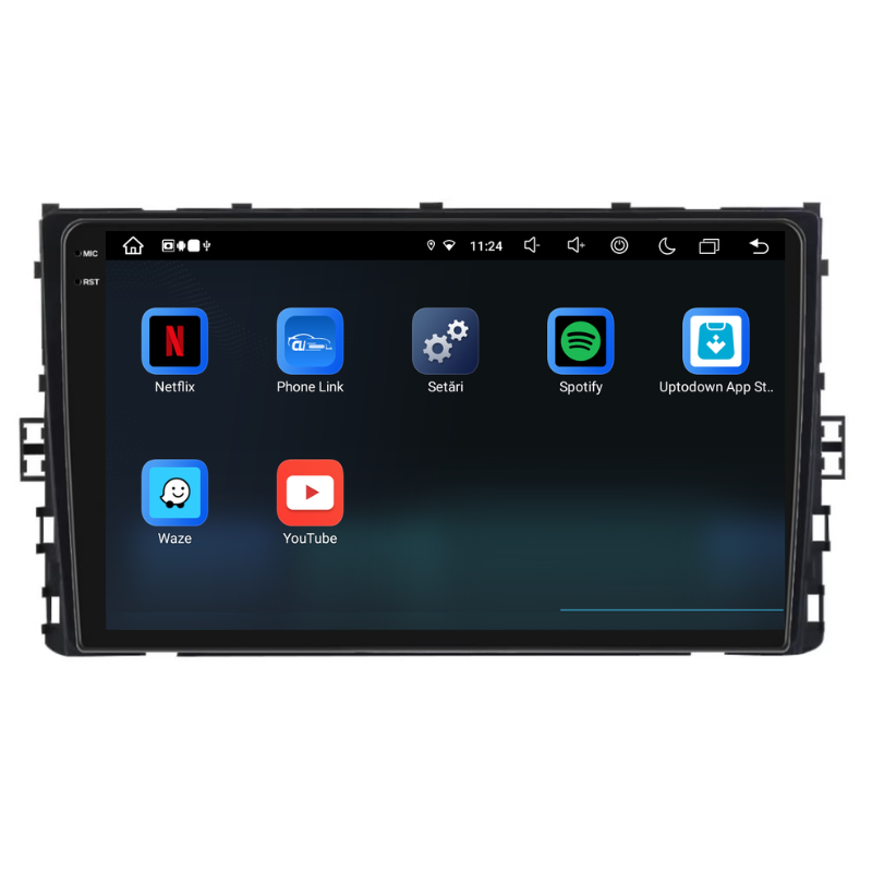 Navigatie Volkswagen T-Roc (2017+), Ecran 9 inch, Carplay / Android auto, Youtube, Waze