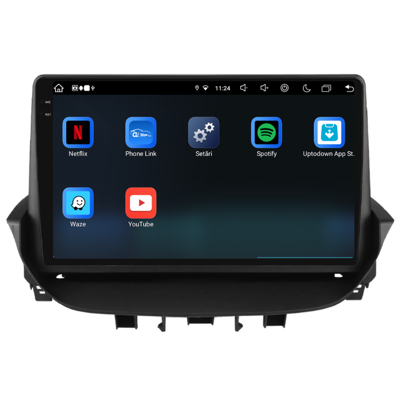 Navigatie Renault Laguna (2001-2007), Ecran 9 inch, Carplay / Android auto, Youtube, Waze