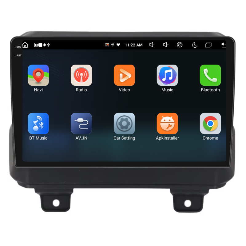 Navigatie Jeep Wrangler Rubicon (2018+), Ecran 9 inch, Carplay / Android auto, Youtube, Waze