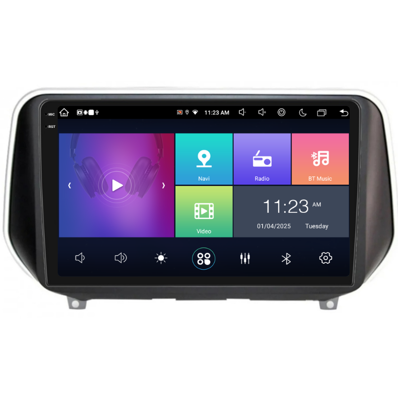 Navigatie Hyundai Santa Fe (2018+), Ecran 10 inch, Carplay / Android auto, Youtube, Waze