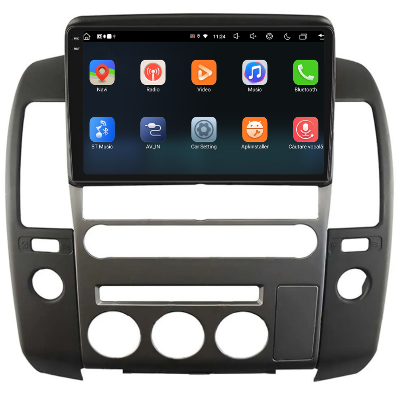 Navigatie Nissan Navara (2004-2014), Ecran 9 inch, Carplay / Android auto, Youtube, Waze