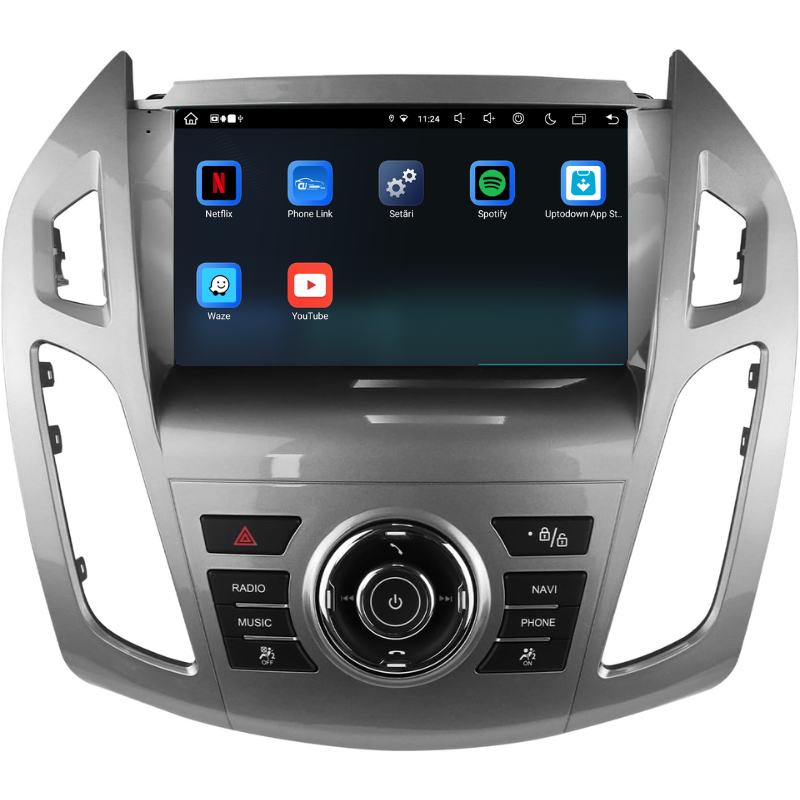 Navigatie Ford Transit Connect (2013-2018), Ecran 9 inch, Carplay / Android auto, Youtube, Waze