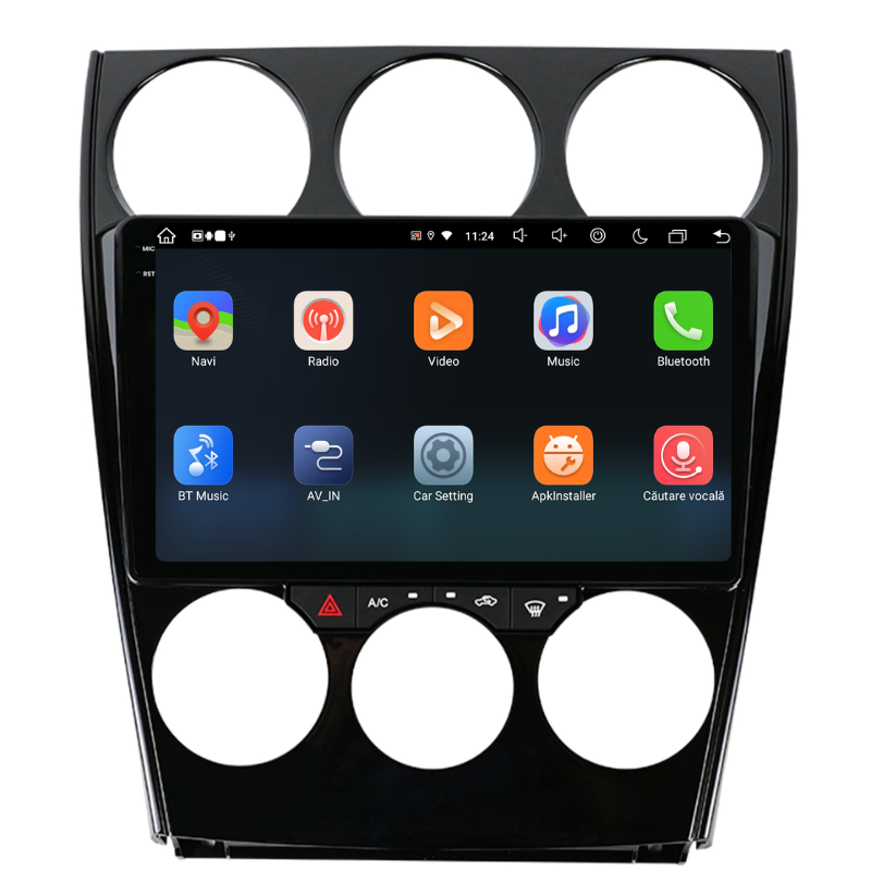 Navigatie Mazda 6 (2002-2008), Ecran 9 inch, Carplay / Android auto, Youtube, Waze